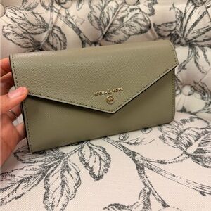 Michael Kors Sage Green Women's Wallet